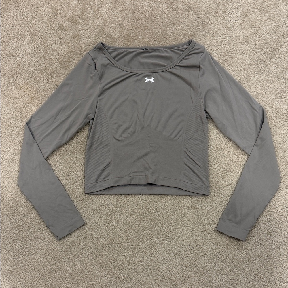 Under Armour Women's Charcoal Long Sleeve Tee